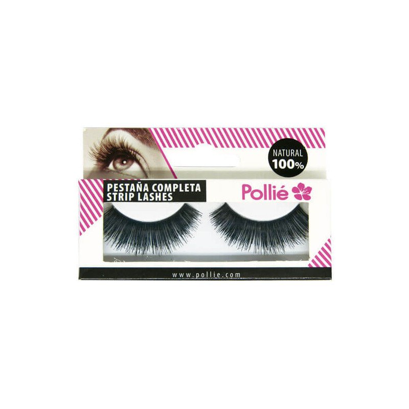 PESTAÑAS POLLIÉ 7 NEGRAS 100% NATURAL