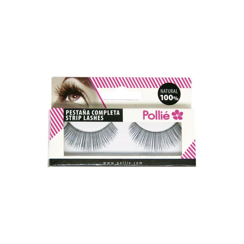PESTAÑAS POLLIÉ 10 NEGRAS 100% NATURAL