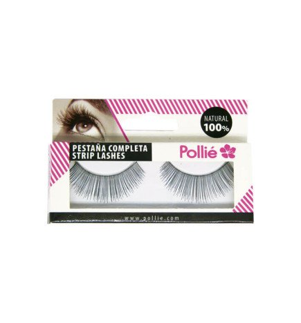 PESTAÑAS POLLIÉ 10 NEGRAS 100% NATURAL