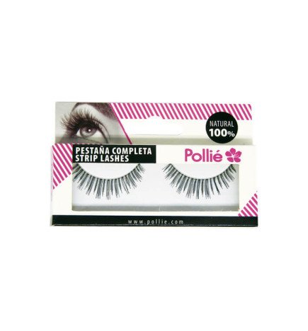 PESTAÑAS POLLIÉ 14 NEGRAS 100% NATURAL
