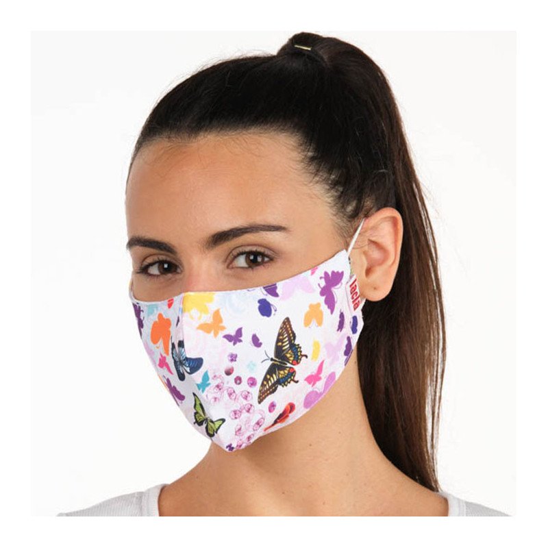 PACK 3 MASCARILLAS TEXTIL MARIPOSAS