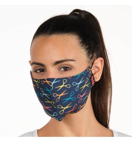 PACK 3  MASCARILLAS TEXTIL TIJERAS