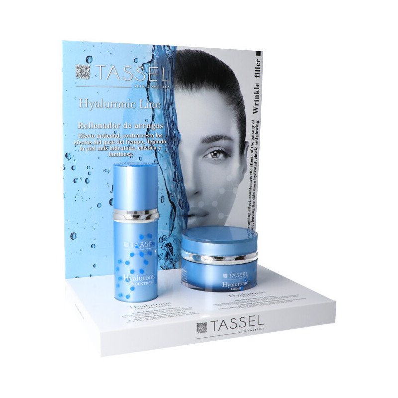 EXPOSITOR HYALURONIC CREMA Y SERUM