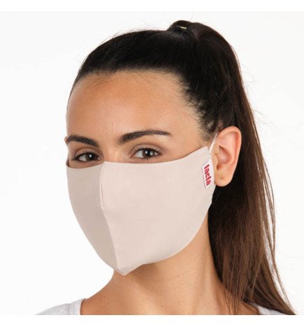 PACK 6  MASCARILLAS TEXTIL BEIGE