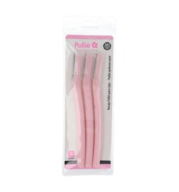 3 NAVAJAS POLLIÉ PARA CEJAS 15CM