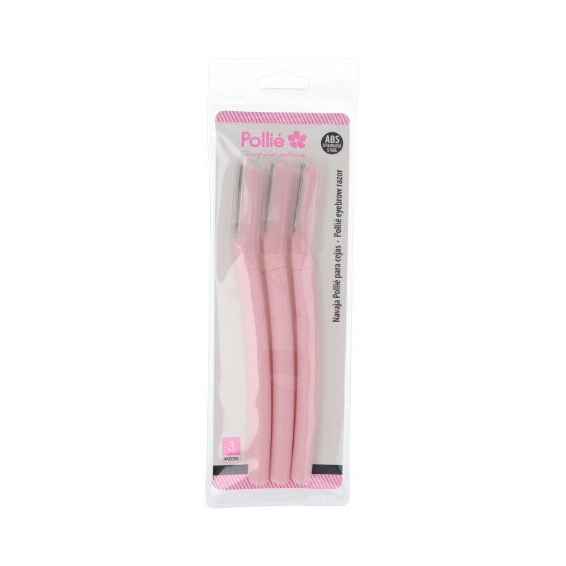 3 NAVAJAS POLLIÉ PARA CEJAS 15CM