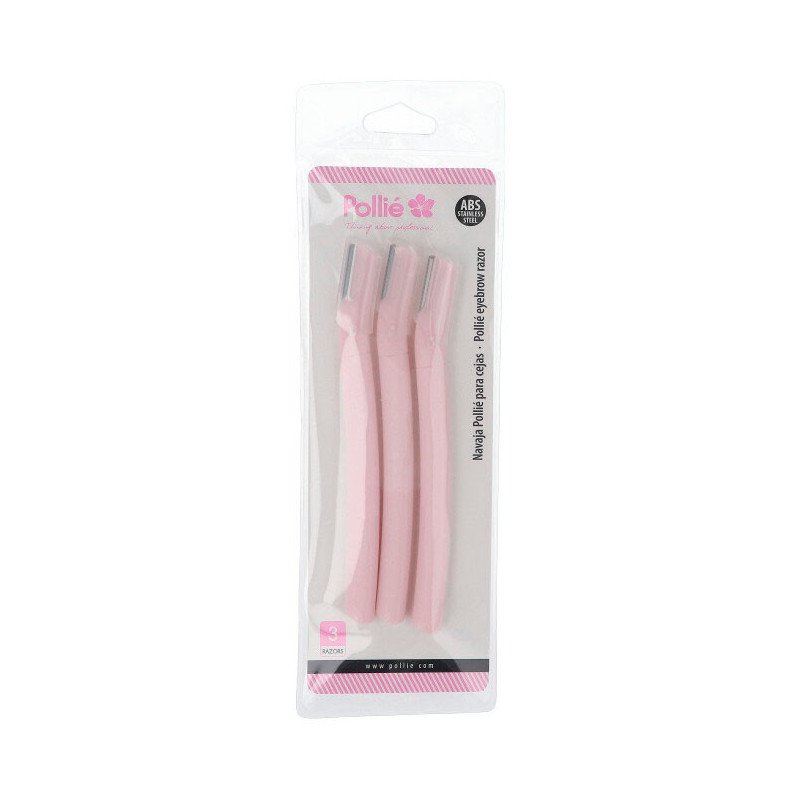 3 NAVAJAS POLLIÉ PARA CEJAS 13CM