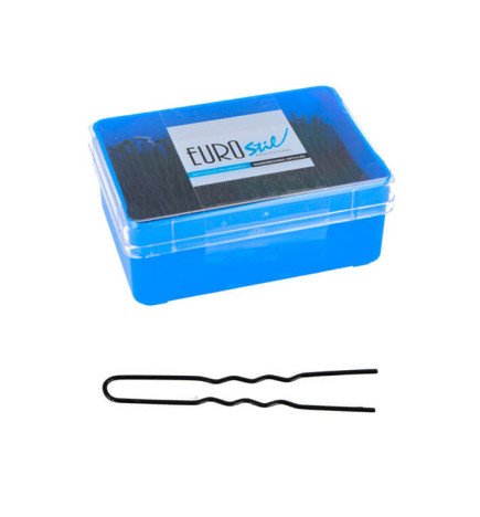 CAJA 400 HORQUILLAS INVISIBLES NEGRO 65 MM