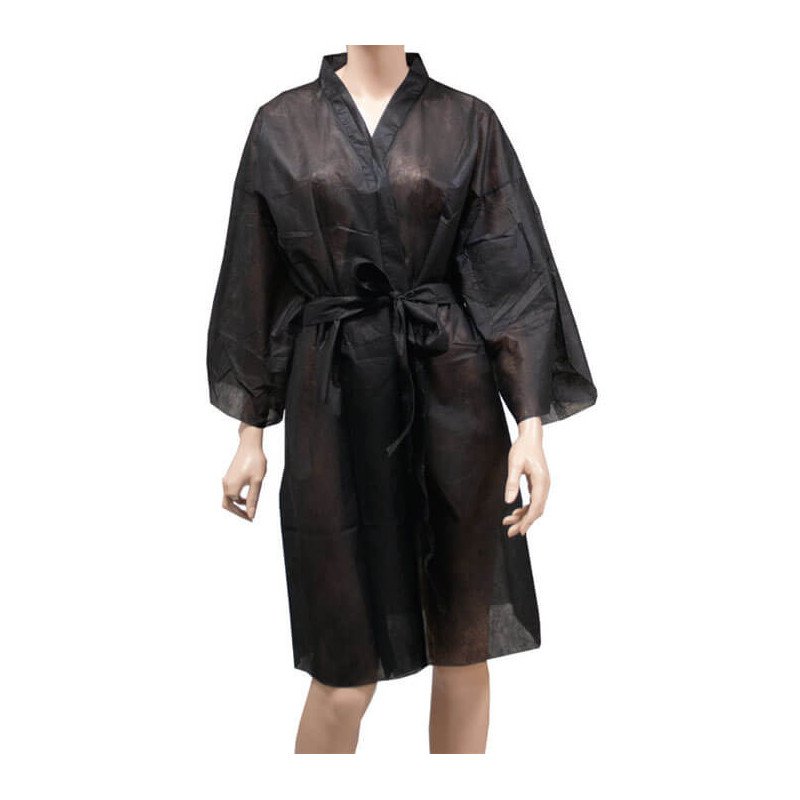 BOLSA 10 KIMONOS NEGROS UN SOLO USO