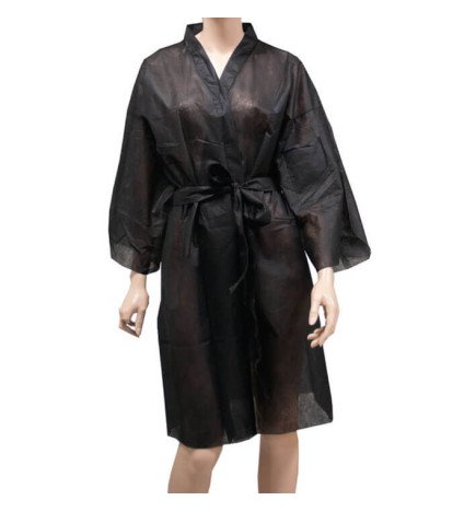 BOLSA 10 KIMONOS NEGROS UN SOLO USO