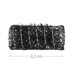BOLSA 6 RULOS MALLA NEGRO DIÁMETRO 32