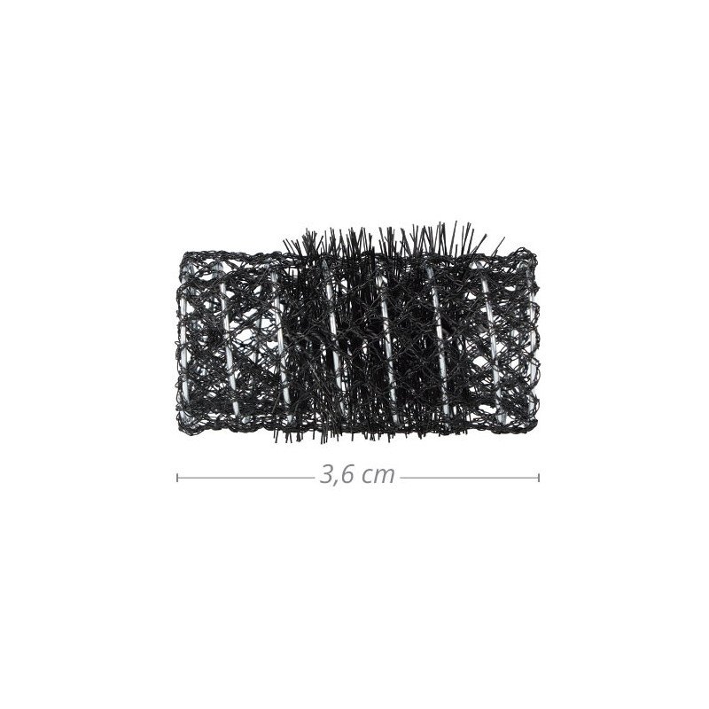 BOLSA 6 RULOS MALLA NEGRO DIÁMETRO 36