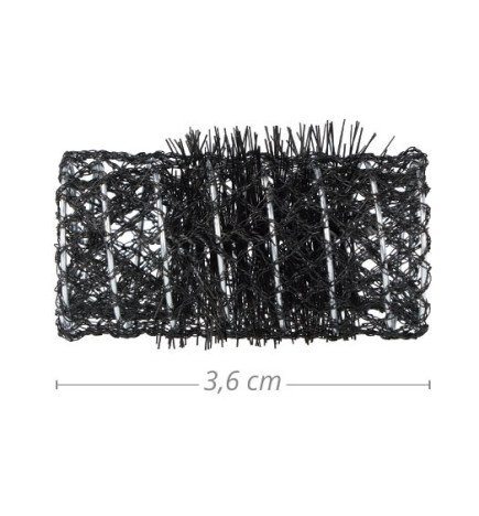 BOLSA 6 RULOS MALLA NEGRO DIÁMETRO 36