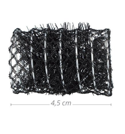 BOLSA 6 RULOS MALLA NEGRO DIÁMETRO 45