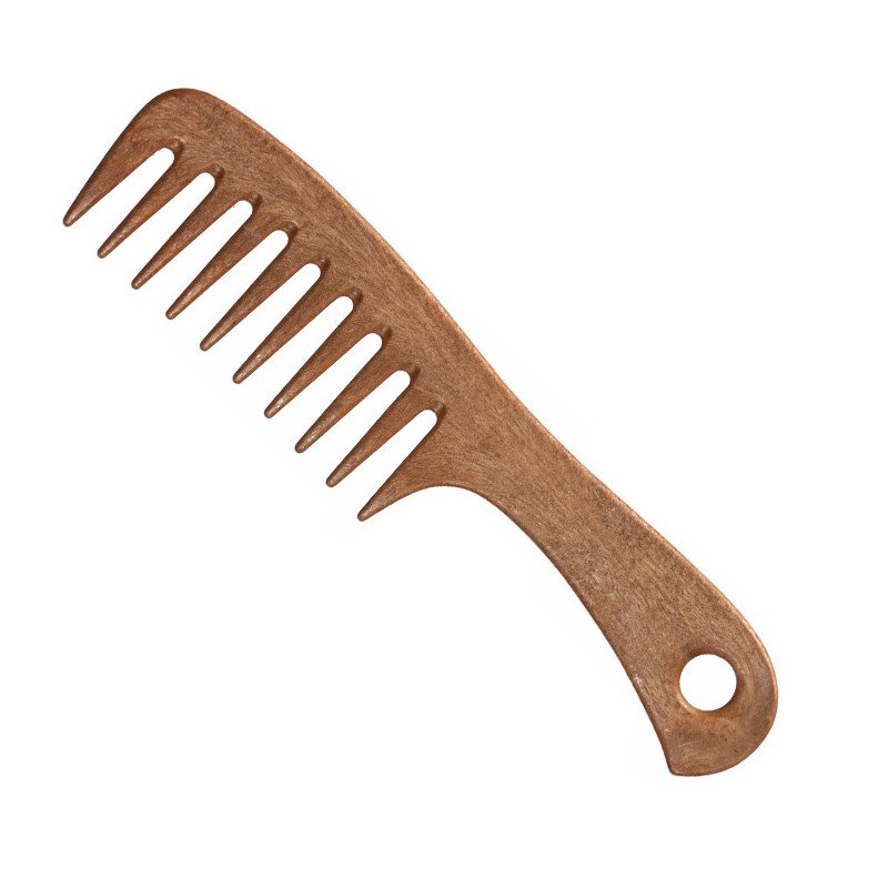 PEINE BARBERO DE MADERA PARA MECHAS