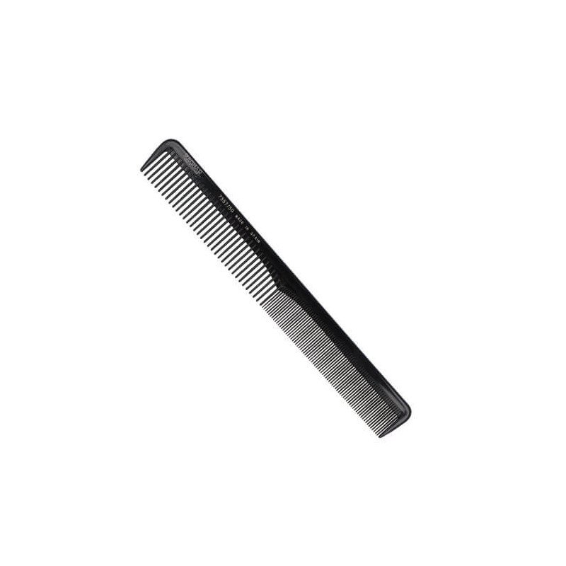 PEINE BARBERO CORTE 19,5CM NEGRO RAGNAR