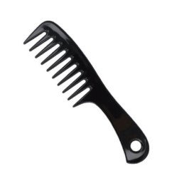 PEINE BARBERO NEGRO PARA MECHAS CAPTAIN COOK