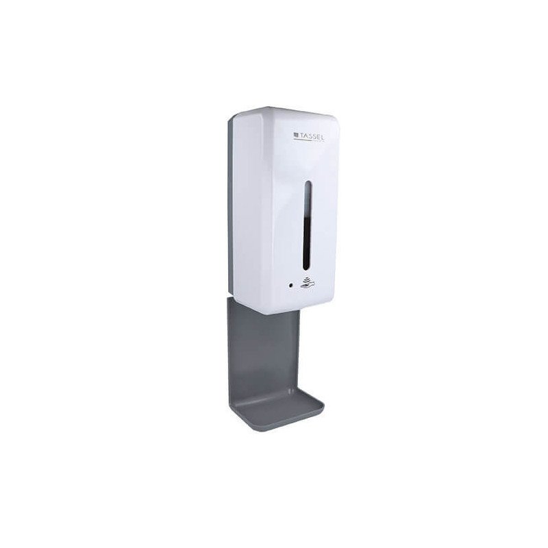 DISPENSADOR GEL AUTOMÁTICO DE PARED CON BANDEJA DE TASSEL