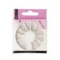 STRASS RHINESTONE PLATA NAIL ART RUEDA DE POLLIÉ 144 U