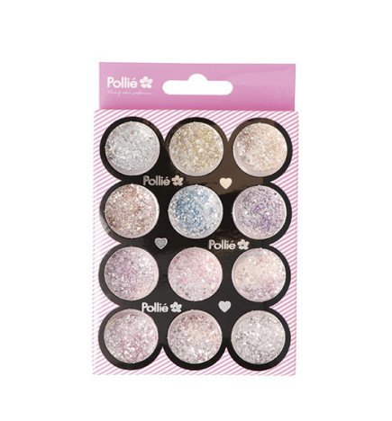 GLITTER SURTIDO BRILLO NAIL ART DE POLLIÉ