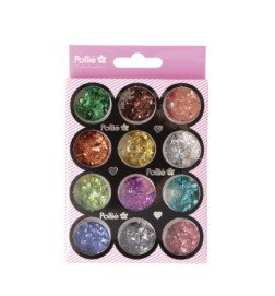 GLITTER FLAKE ROMBOS DE POLLIÉ