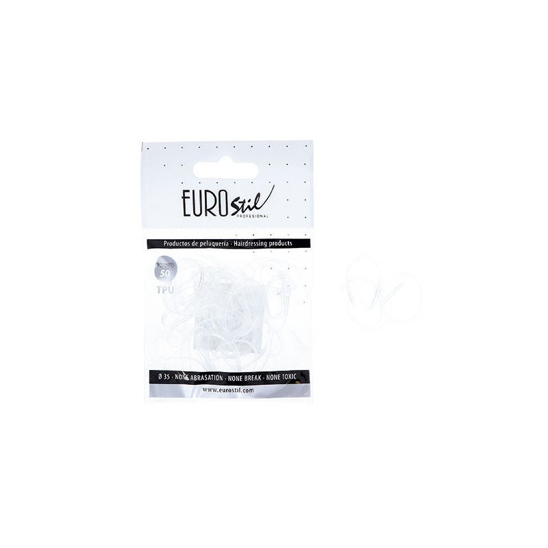 BOLSA DE 50 GOMAS TRANSPARENTE TPU