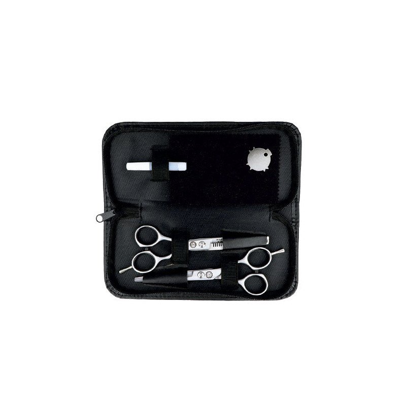 ESTUCHES 2 TIJERAS CORTE/ESCULPIR 6"