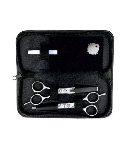 ESTUCHES 2 TIJERAS CORTE/ESCULPIR 6"