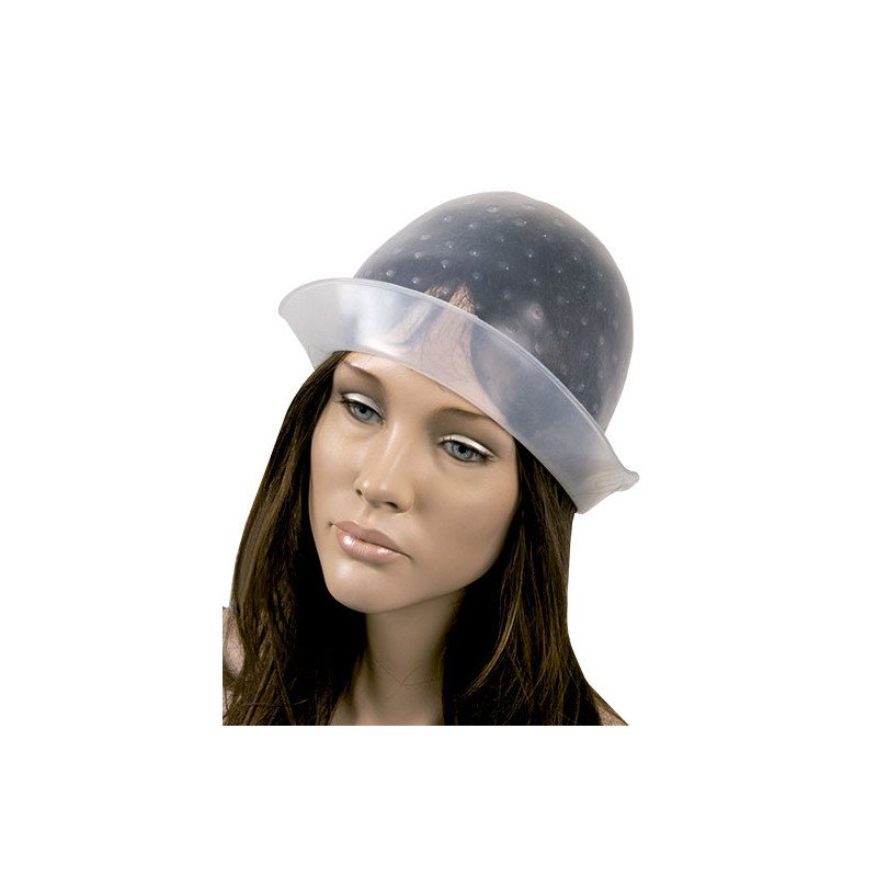 GORRO ESPECIAL MECHAS TRASLÚCIDO CON GANCHILLO