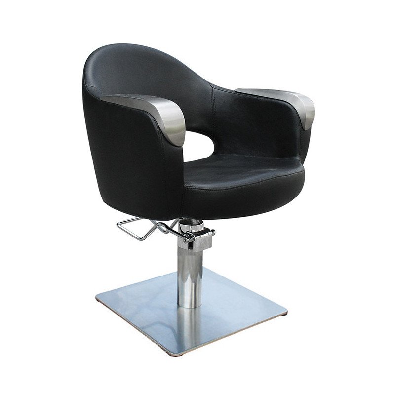 SILLA ART NEGRA PIE CUADRADO