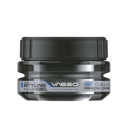 MNEMONIC GUM STYLING HAIR GEL STIFF VASSO 250ml
