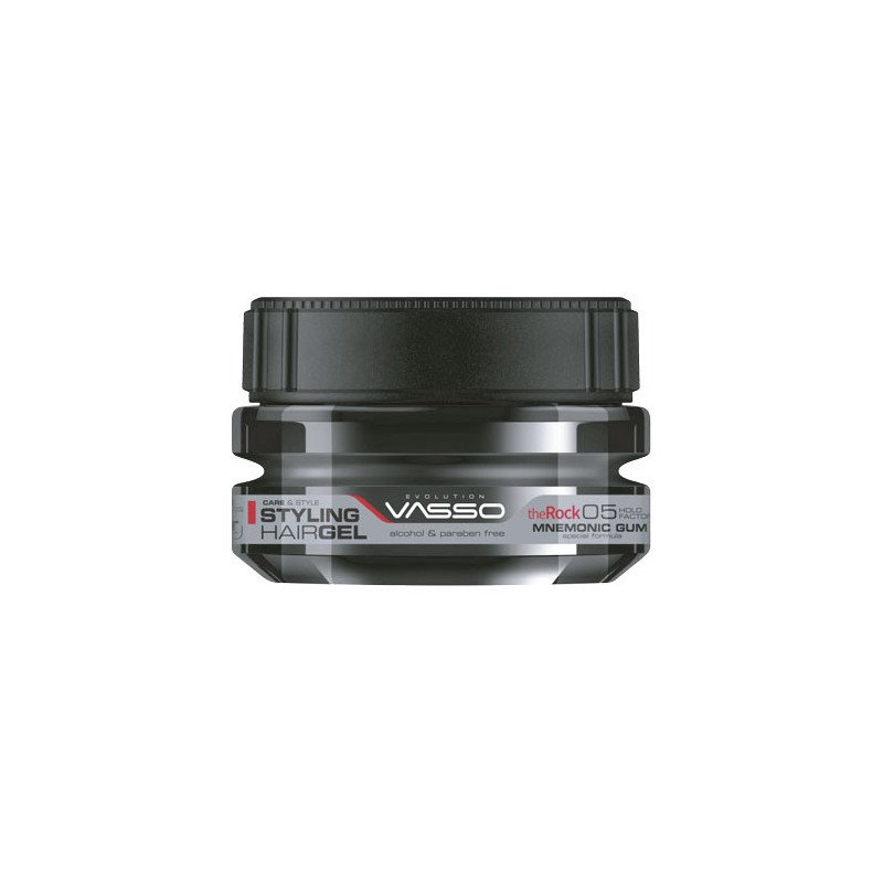 MNEMONIC GUM STYLING HAIR GEL THE ROCK VASSO 250ml