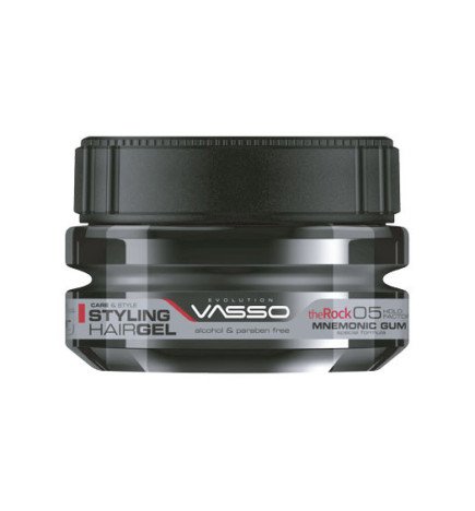 MNEMONIC GUM STYLING HAIR GEL THE ROCK VASSO 250ml