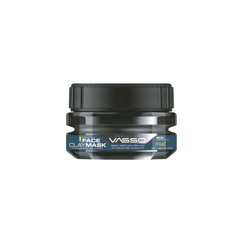 FACE CLAY MASK MUD DE VASSO