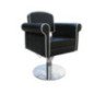 SILLA STYLE NEGRA PIE REDONDO