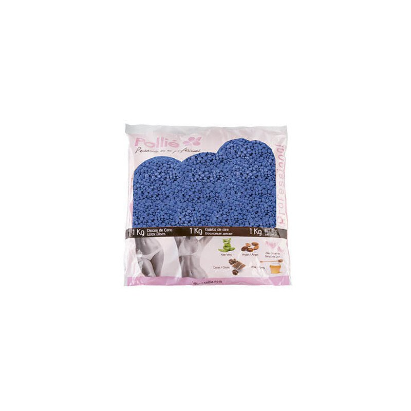 BOLSA 1KG. PERLAS CERA AZULENO