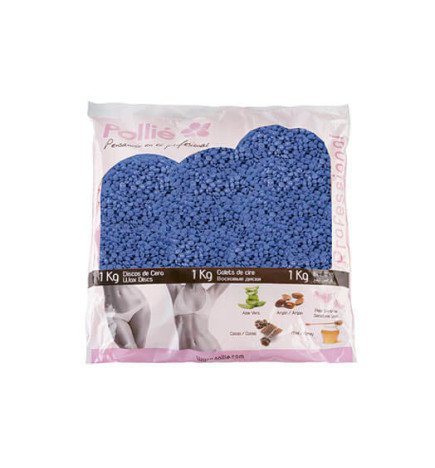 BOLSA 1KG. PERLAS CERA AZULENO