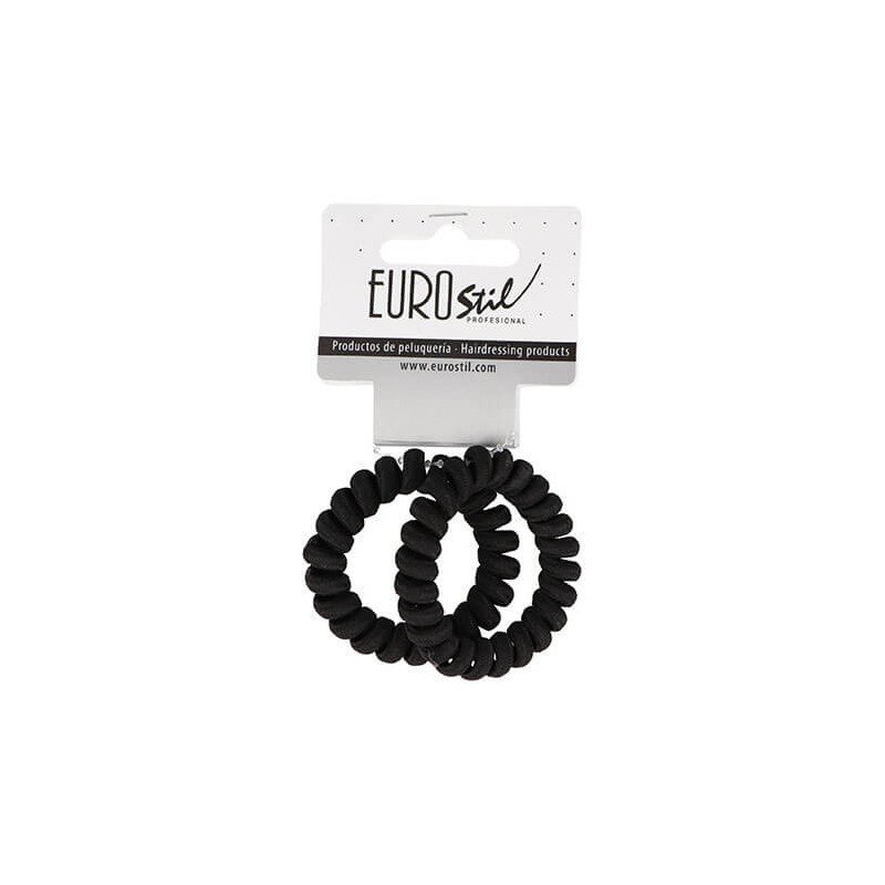 PACK 2 GOMAS ESPIRAL FORRADAS NEGRAS