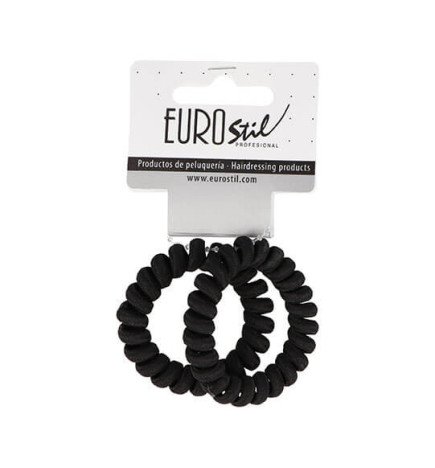 PACK 2 GOMAS ESPIRAL FORRADAS NEGRAS