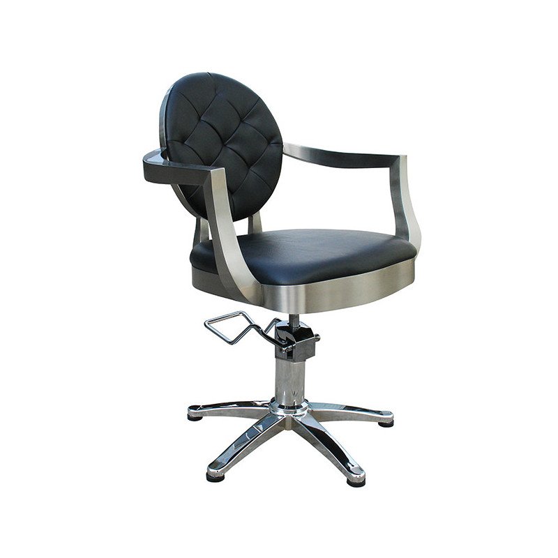 SILLA CHIC NEGRA PIE ESTRELLA