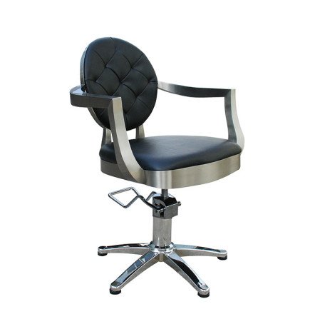 SILLA CHIC NEGRA PIE ESTRELLA