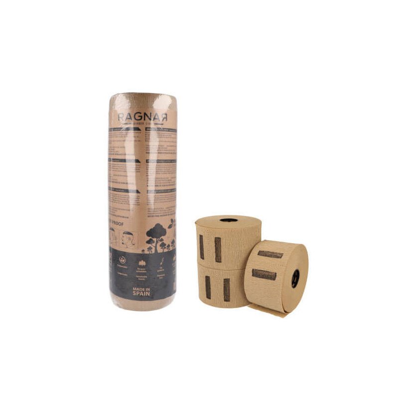 PACK 5 ROLLOS PAPEL DE CUELLO KRAFT (80 SERVICIOS)