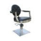 SILLA CHIC NEGRA PIE CUADRADO