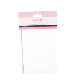 PALETA BLANCA PARA MEZCLAS NAIL ART DE PLÁSTICO