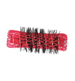 BOLSA 6 RULOS MALLA ROJO 6,5 CM