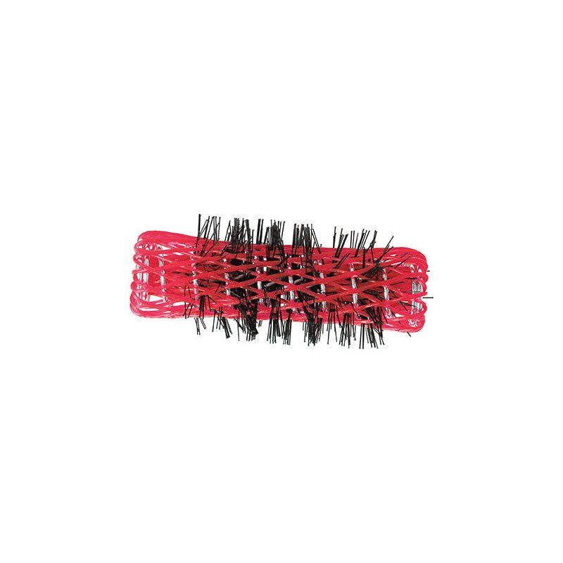 BOLSA 6 RULOS MALLA ROJO 6,5 CM