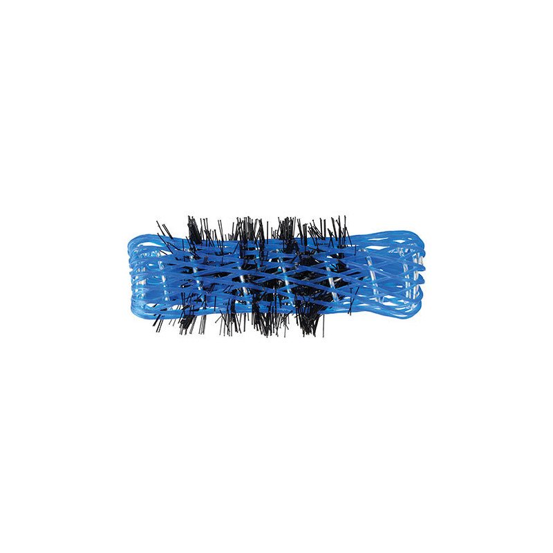 BOLSA 6 RULOS MALLA AZUL 6,5 CM