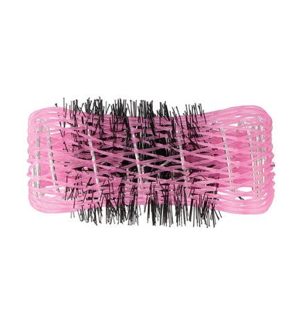 BOLSA 6 RULOS MALLA ROSA 6,5 CM