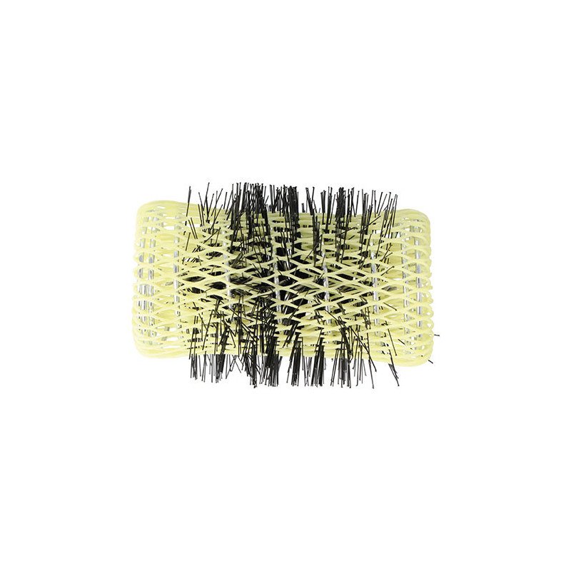 BOLSA 6 RULOS MALLA AMARILLO 7 CM