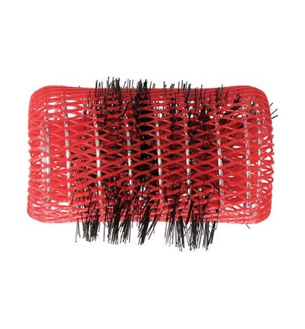 BOLSA 6 RULOS MALLA ROJO 7 CM